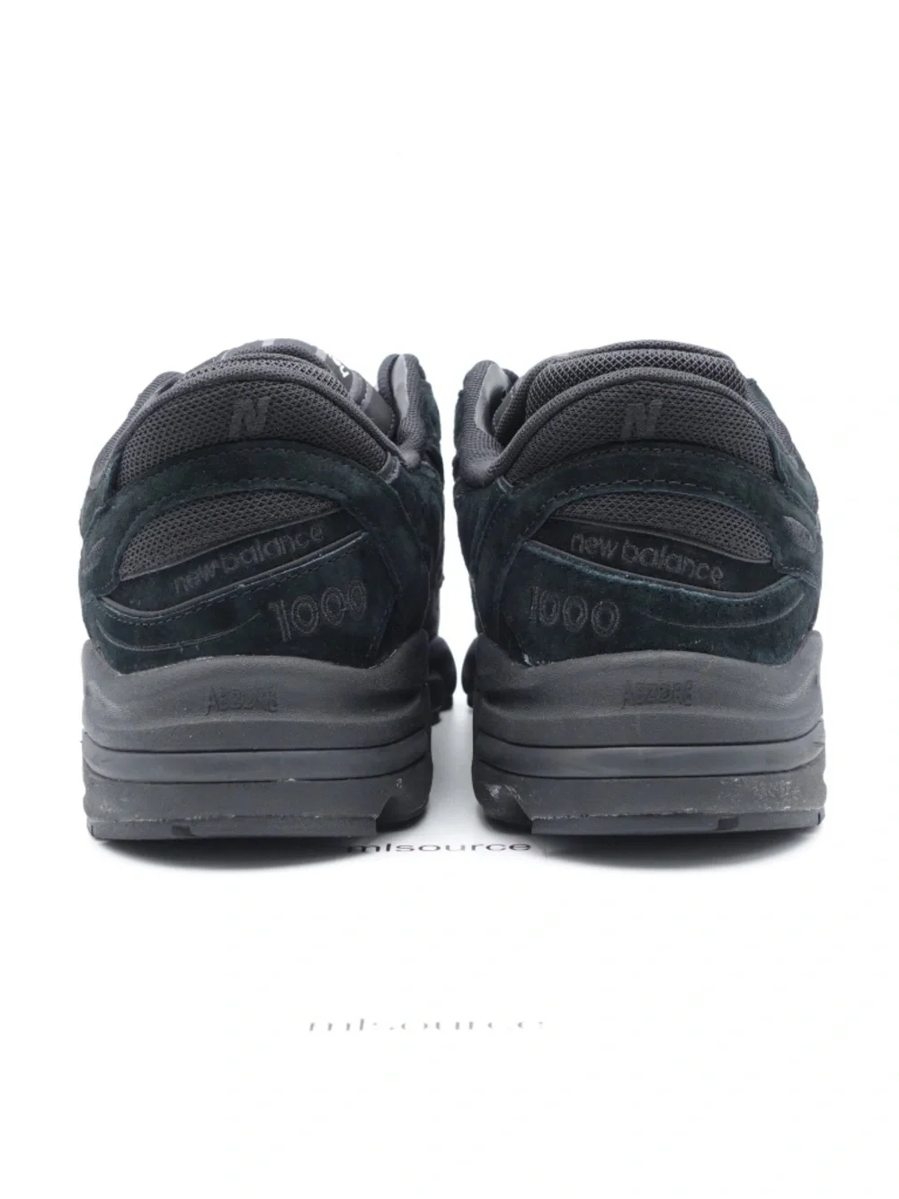 Size 14 Men's New Balance 1000 Sneakers M1000LA Black Cat Suede